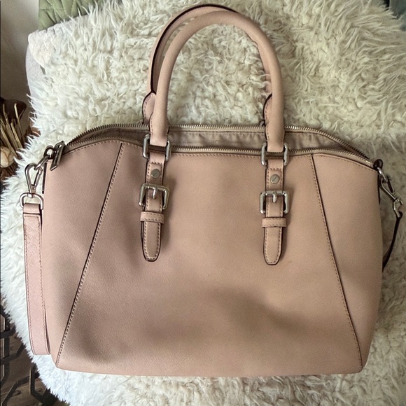 Michael Kors Blush Leather Satchel